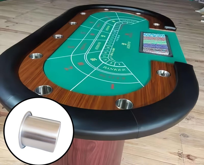 HNOYGNU 2Pcs Stainless Steel Cup Holder Insert Sofa Recliner Cup Holder Replacement Insert for Sofa, Boats, Bench, Desk, RV Cars (OD 4.1" ID 3.3") - Image 5